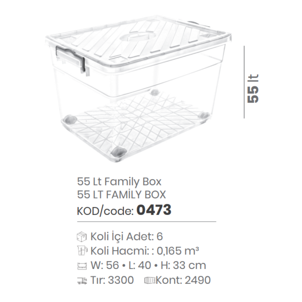 CAJA FAMİLY 55 LT