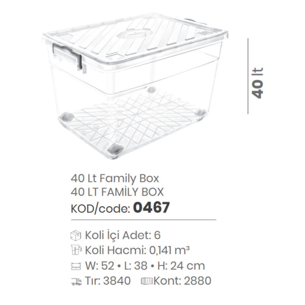 CAJA FAMILY DE 40 LT