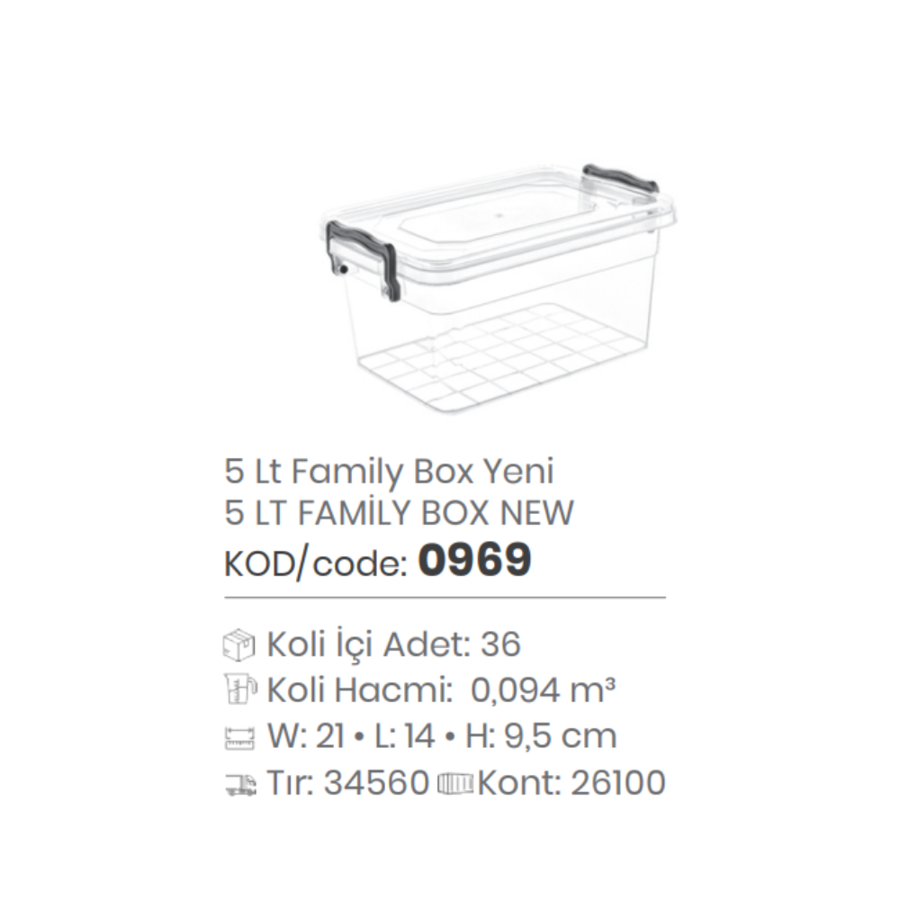 CAJA FAMILY 5 LT