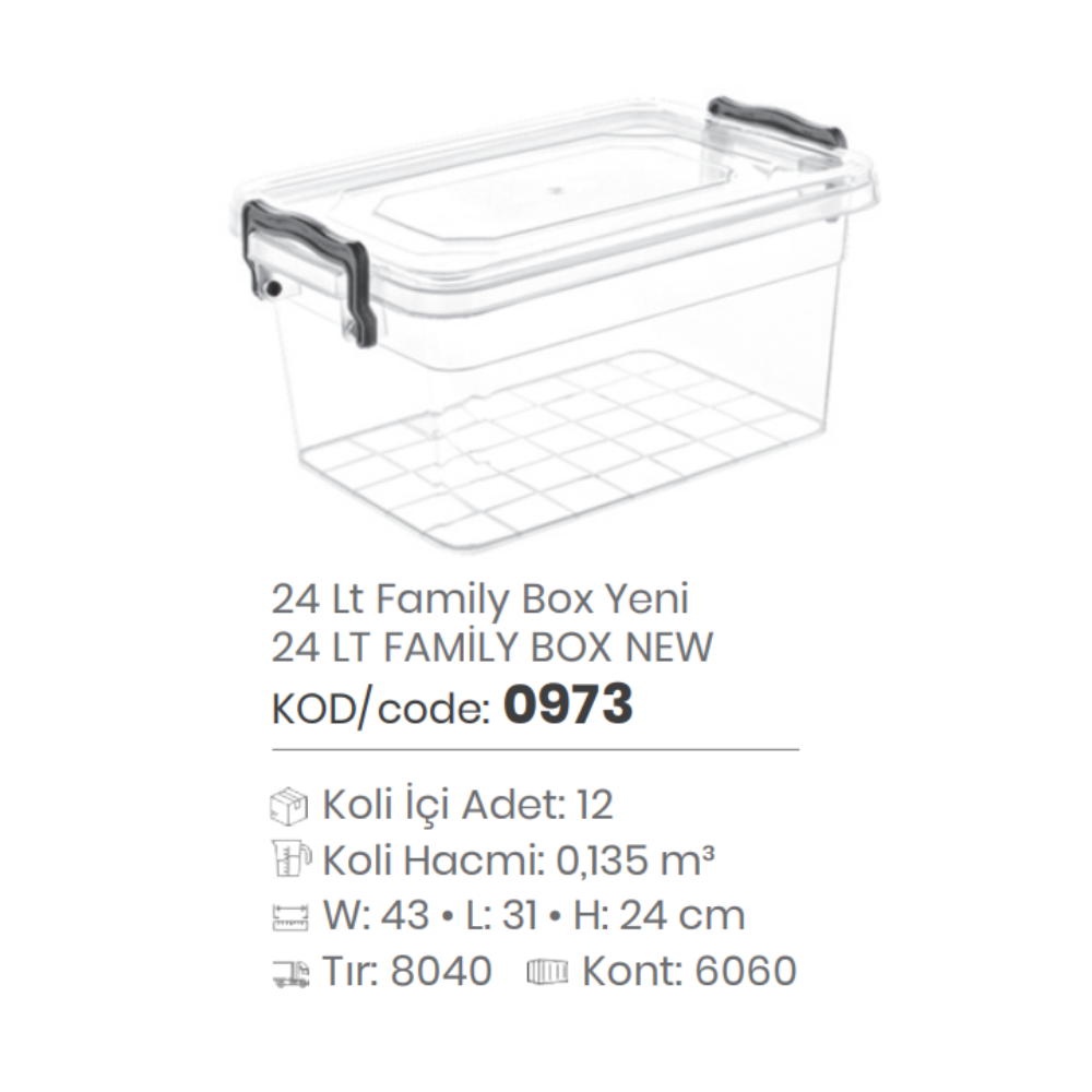 CAJA FAMILY DE 24 LT