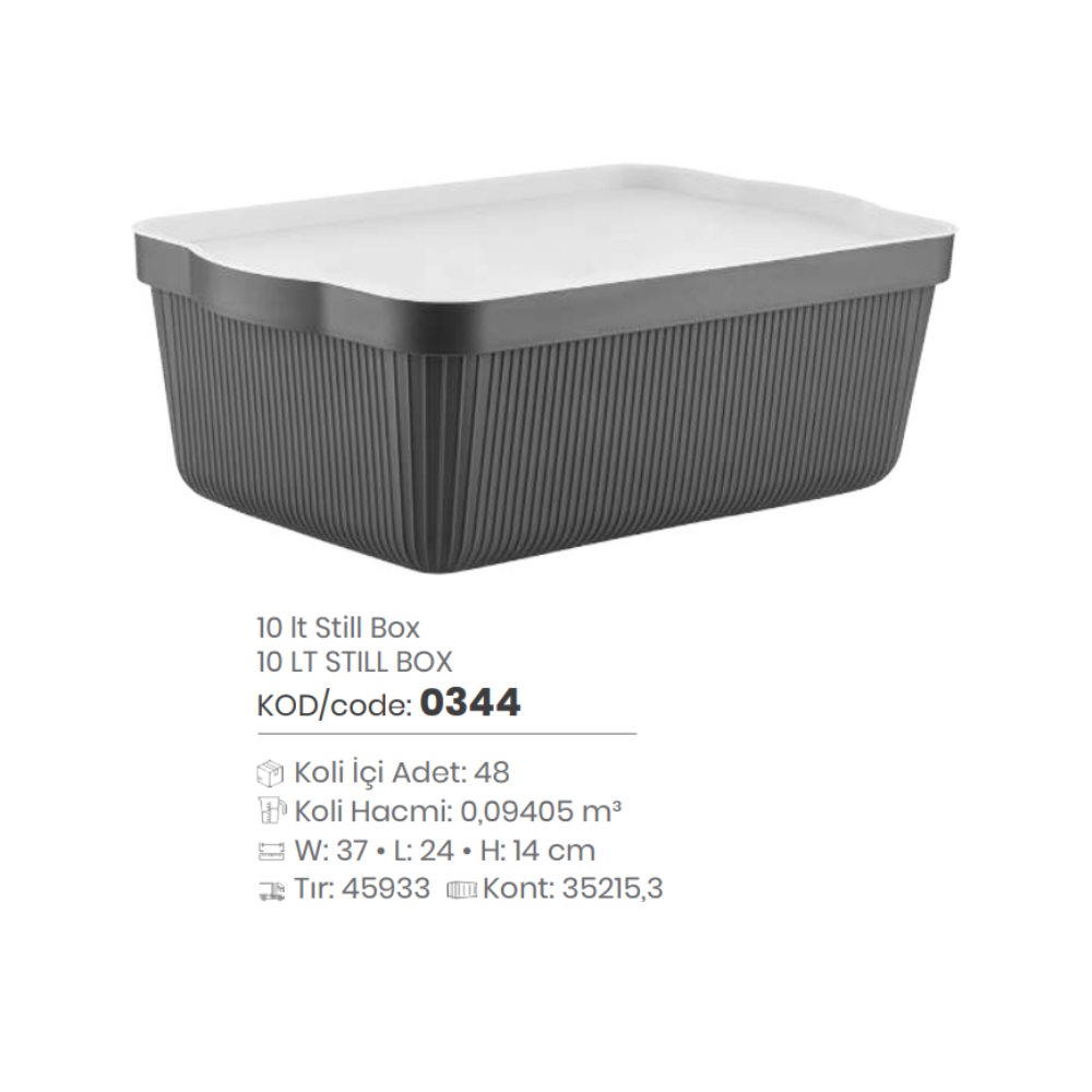 CAJA DE ALMACENAMIENTO STILL DE 10 LT