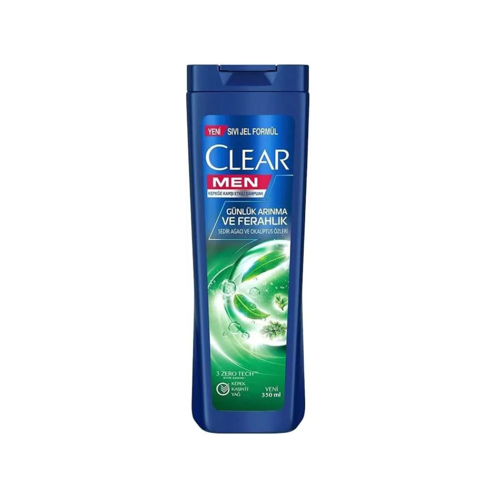 CLEAR MEN CHAMPÚ 350 ML PURIFICACIÓN Y REFRESCO DIARIO