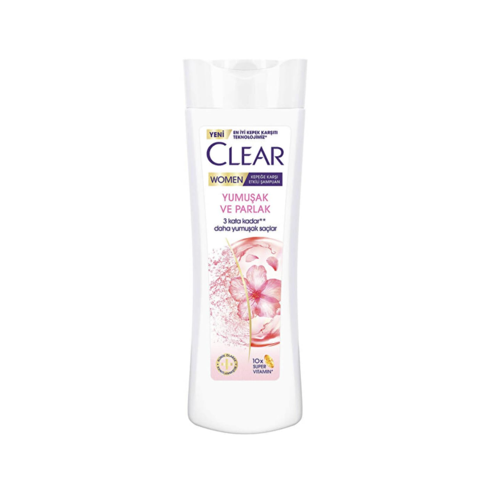 CLEAR WOMEN CHAMPÚ SUAVE Y BRILLANTE 350 ML
