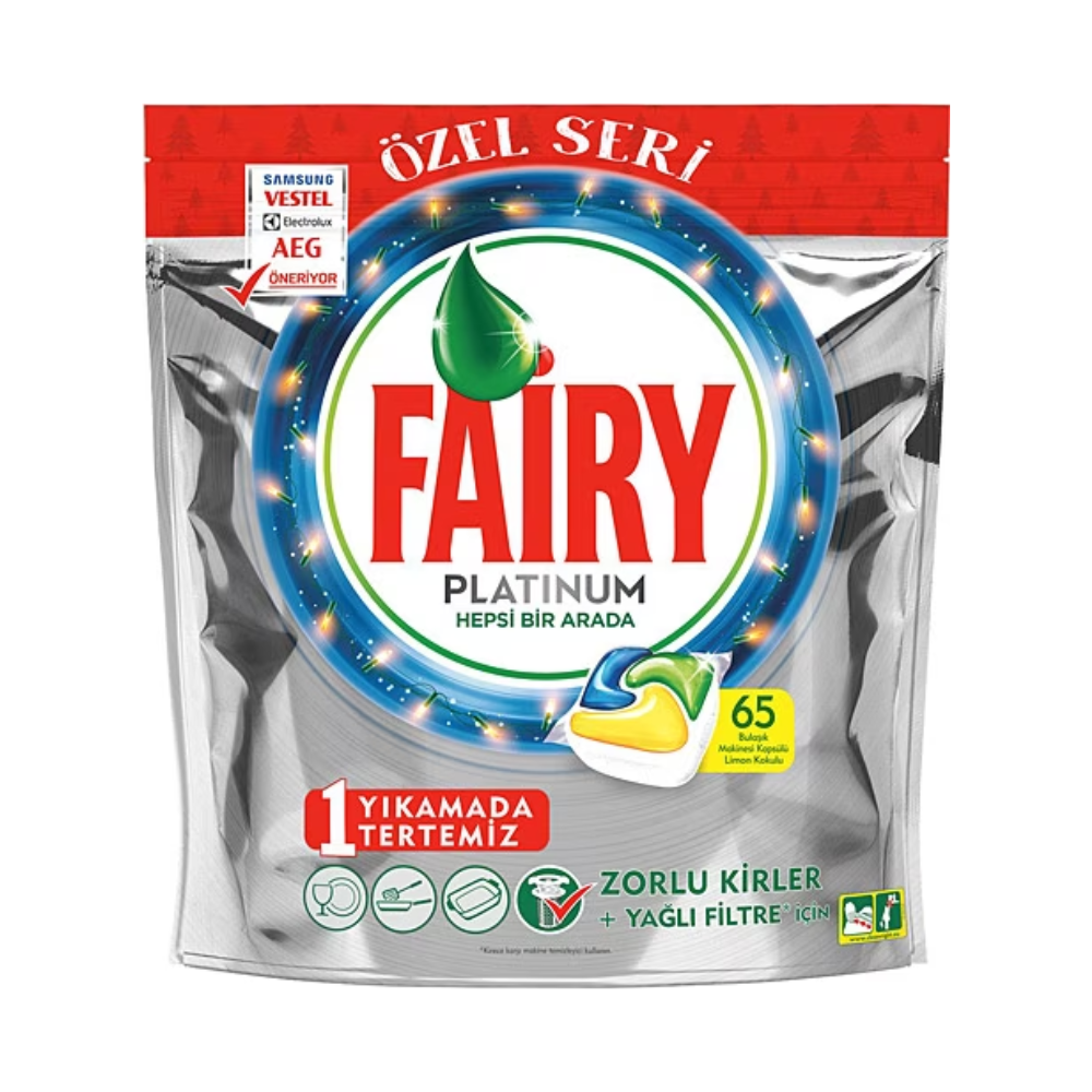 FAIRY TABLETA PLATINO 65 PIEZAS