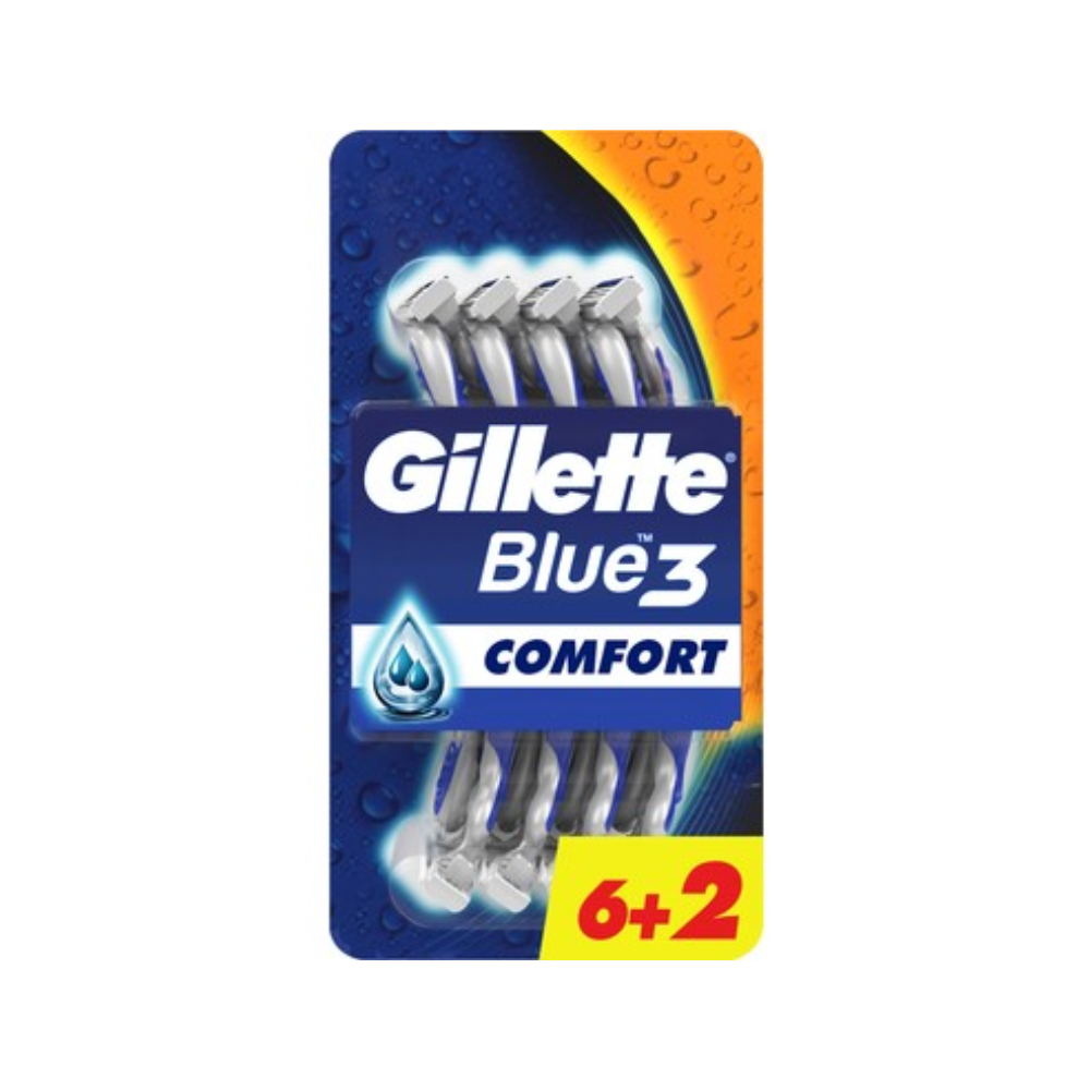 GILLETTE AZUL 3 6+2 CONFORT