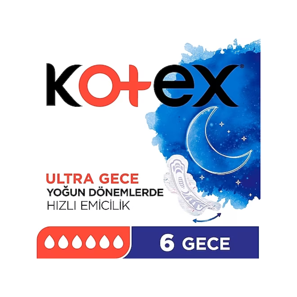 KOTEX ULTRA SINGLE GECE 6 LI