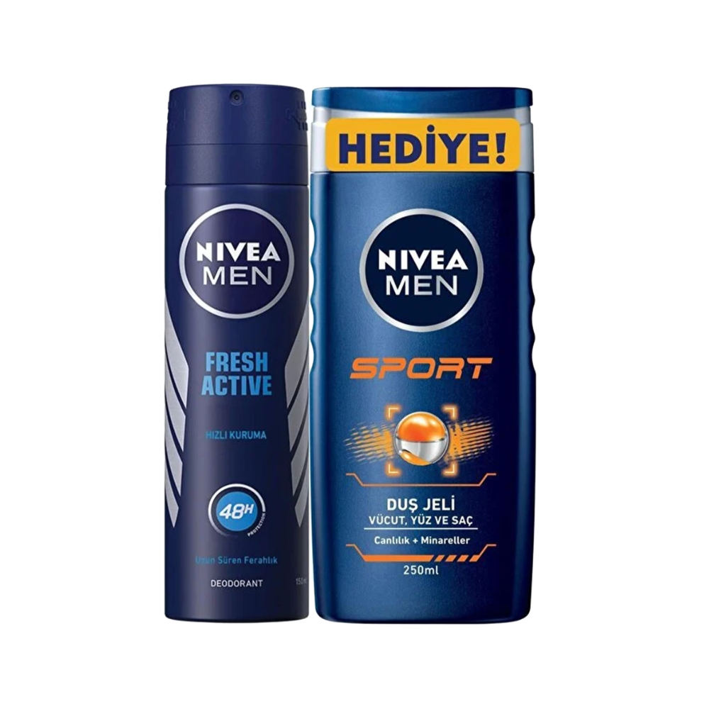 NIVEA DEO 150 ML ERK FRESH + GEL DE DUCHA SPORT 250 ML