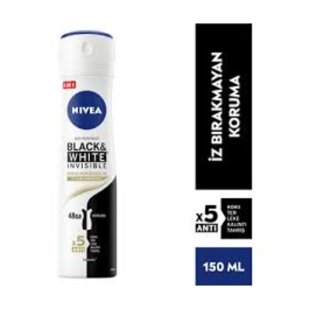 NIVEA SPRAY KDN INV B&W SEDA SEDA 150ML