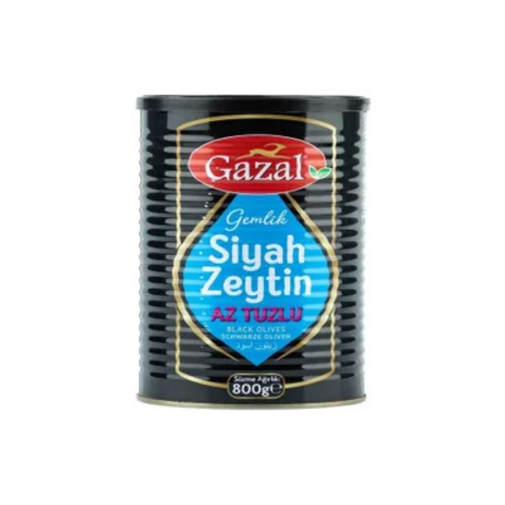 GAZAL 800 GR ACEITUNA GEMA NEGRALİK DOZE