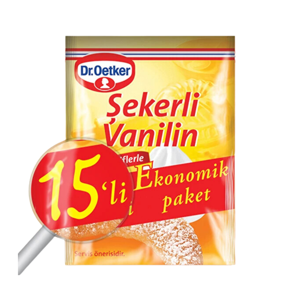 DR. OETKER SUGAR VANILIN 15 PZ 75 GR