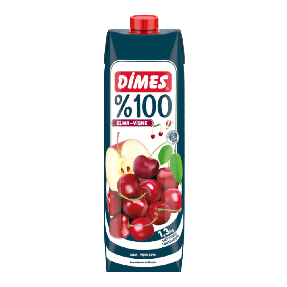 DİMES 1 LT TETRA 100% MANZANA Y CEREZA