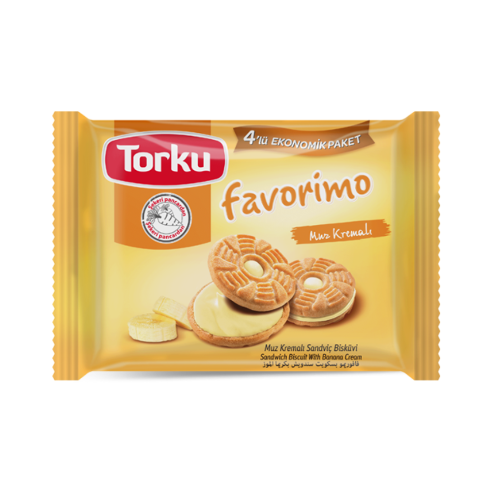 GALLETAS DE PLÁTANO TORKU CON NATA (4X61GR)
