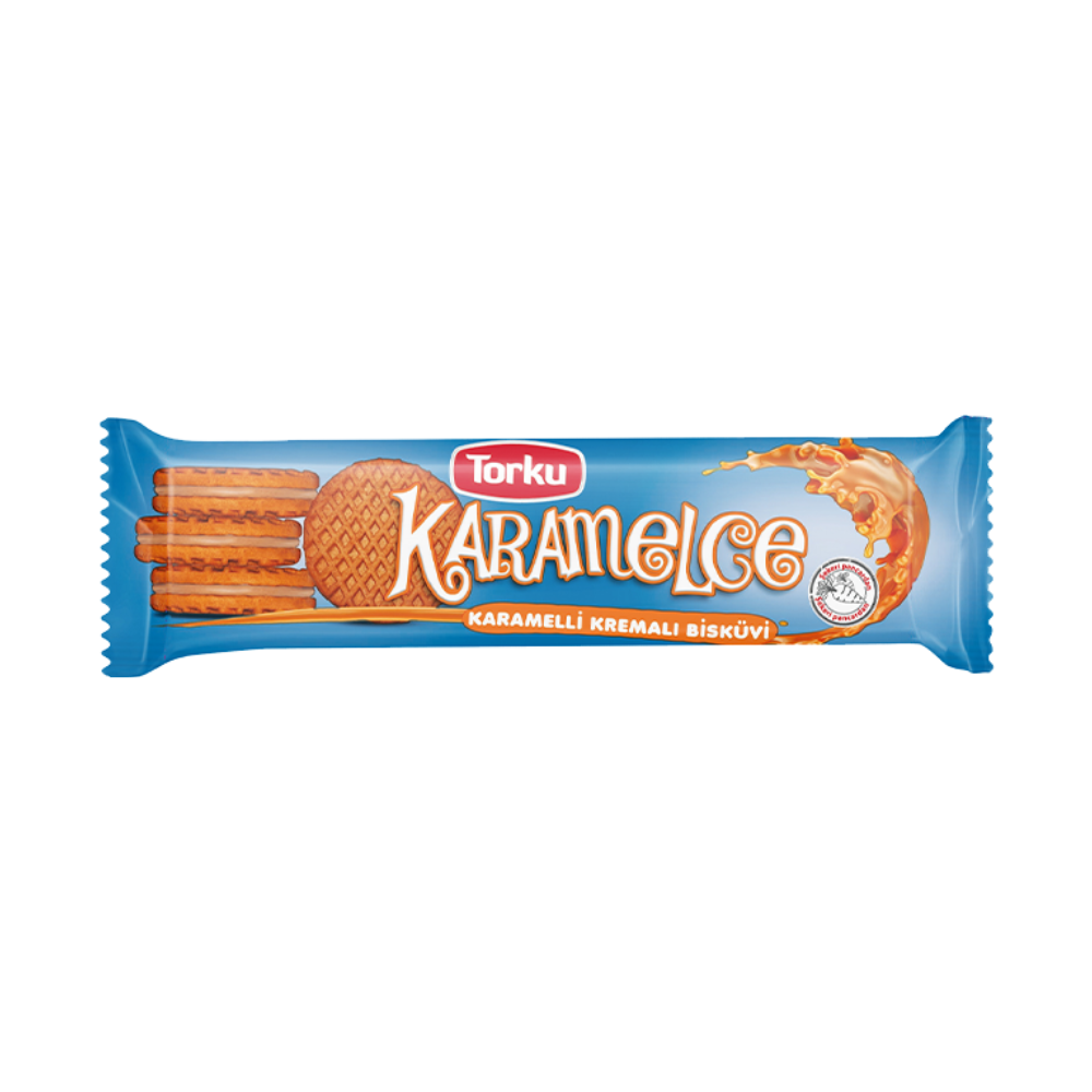 GALLETAS DE CREMA DE CARAMELO TORKU CON CARAMELO 100 GR