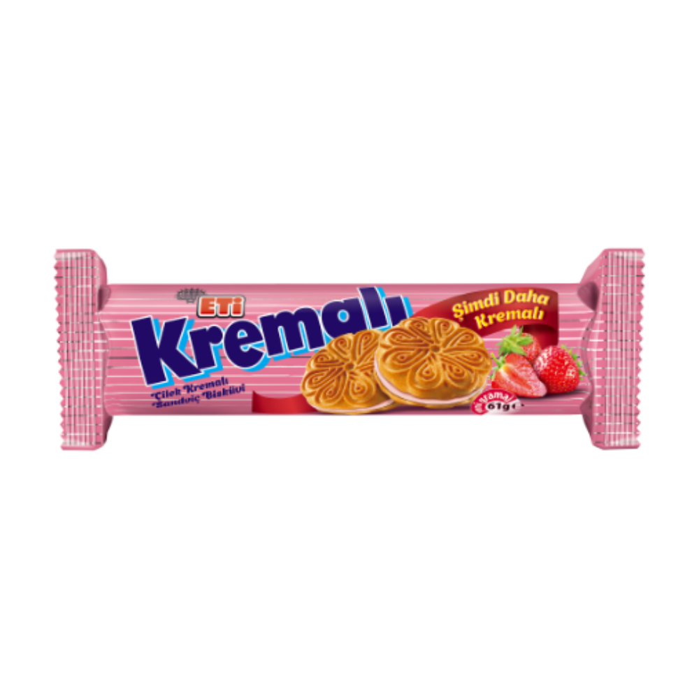 ETI GALLETA DE FRESA CON NATA 61 GR