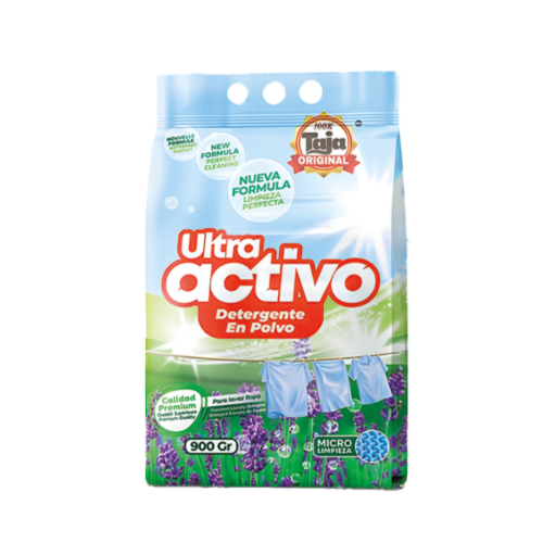 ULTRA ACTIVO DETERGENTE EN POLVO 900 GR