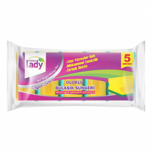 Miss Lady Beşli Sünger - Koli 36 Adet
