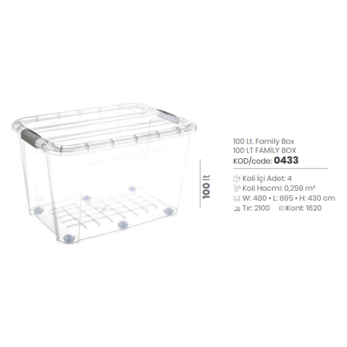 CAJA FAMILIAR DE 100 LT
