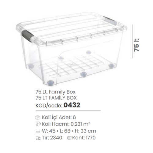 CAJA FAMILIAR DE 75 LT
