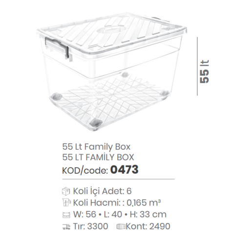 CAJA FAMİLY 55 LT