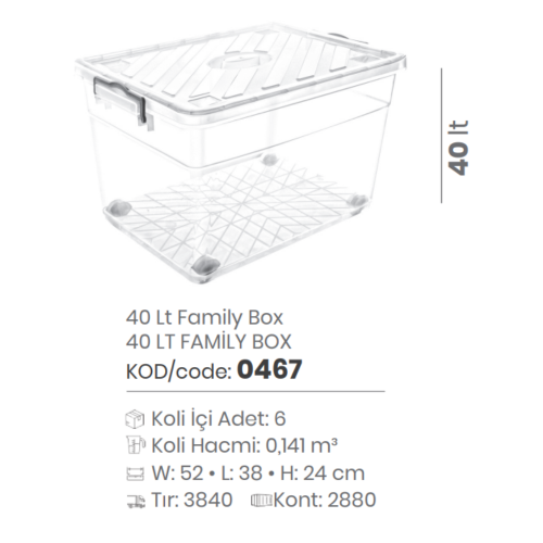 CAJA FAMILY DE 40 LT