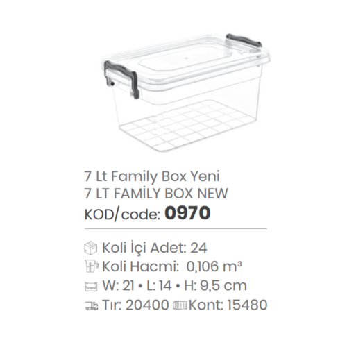 CAJA FAMILIAR DE 7 LT