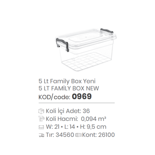 CAJA FAMILY 5 LT