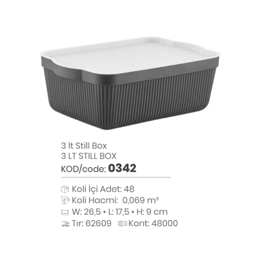 CAJA DE ALMACENAMIENTO DE 3 LT STILL