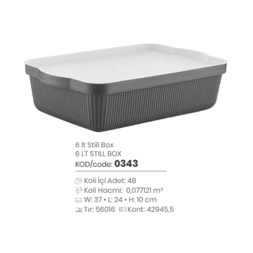 CAJA DE ALMACENAMIENTO STILL DE 6 LT