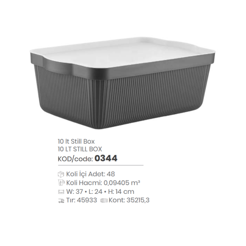 CAJA DE ALMACENAMIENTO STILL DE 10 LT