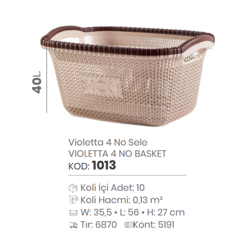 VIOLETTA NO 4 CESTA
