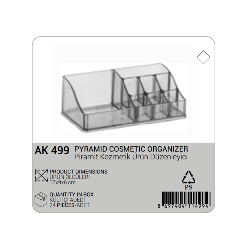 ORGANIZADOR COSMÉTICO PIRAMIT