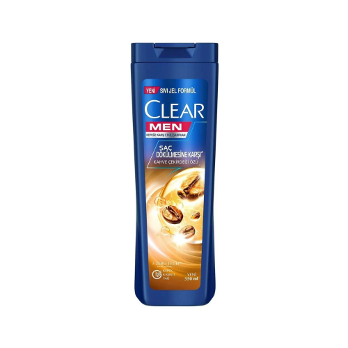 CLEAR MEN CHAMPÚ 350 ML EXTRACTO DE GRANO DE CAFÉ CONTRA LA CAÍDA DEL CABELLO