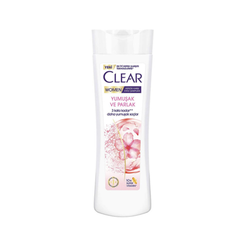 CLEAR WOMEN CHAMPÚ SUAVE Y BRILLANTE 350 ML