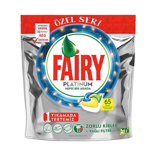 FAIRY TABLETA PLATINO 65 PIEZAS
