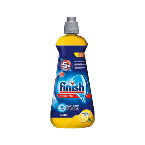 FINISH ABRILLANTADOR LÍQUIDO PARA PLATOS 400 ML LIMÓN