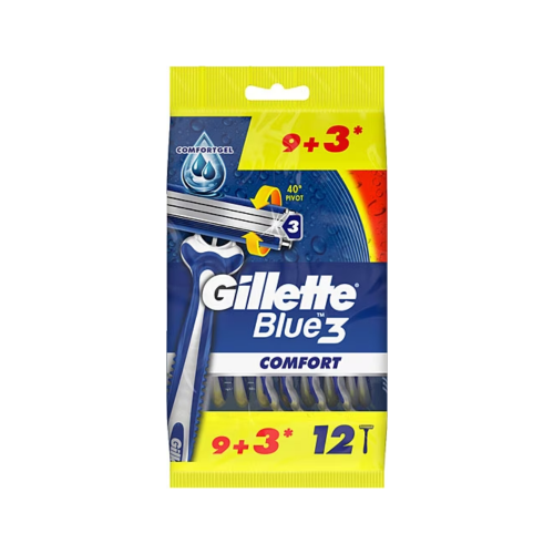 GILLETTE BLUE 3 BOLSO 9+3 DE 12 PIEZAS