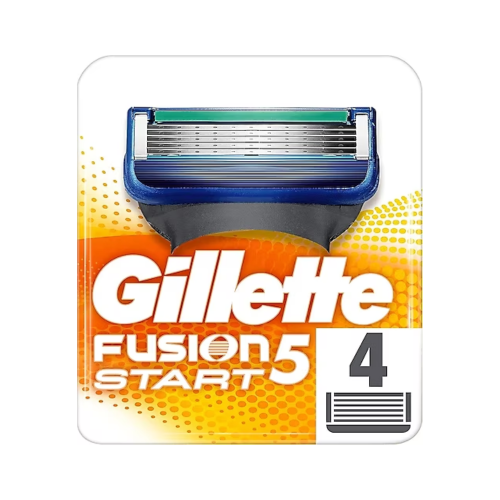 GILLETTE FUSION START 4 PIEZAS DE REPUESTO