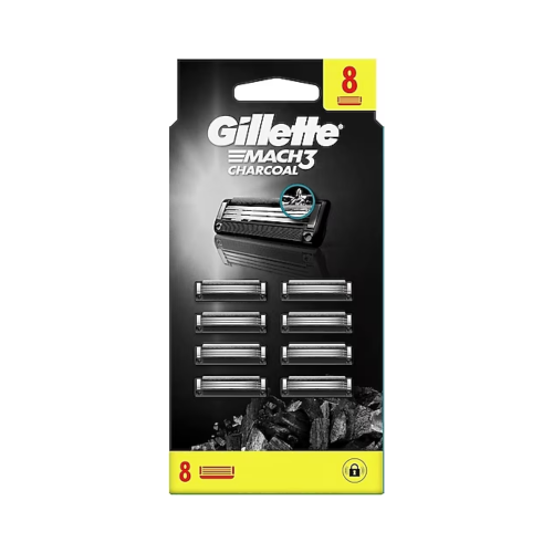 GILLETTE MACH3 CARBÓN 8 PZ