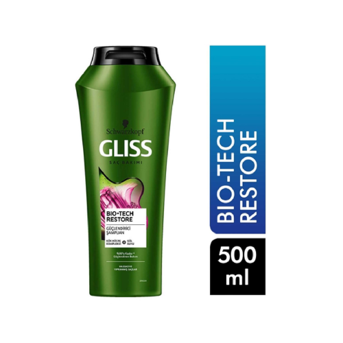 GLISS CHAMPÚ 500 ML BIO-TECH RESTORE