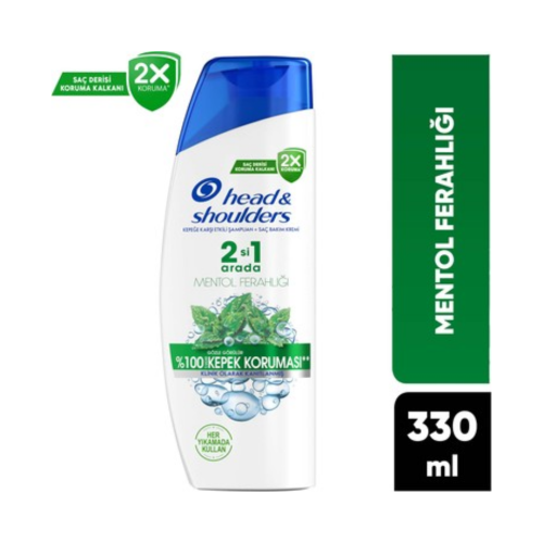 H&S CHAMPÚ 330 ML MENTOL REFRESCANTE 2/1