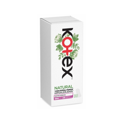 KOTEX ALMOHADILLA DIARIA NORMAL NATURAL 28 PIEZAS
