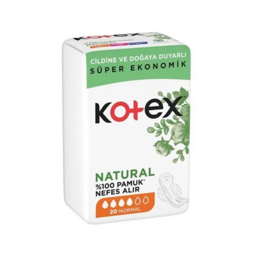 KOTEX NATURAL ULTRA QUADRO NORMAL 20 PIEZAS