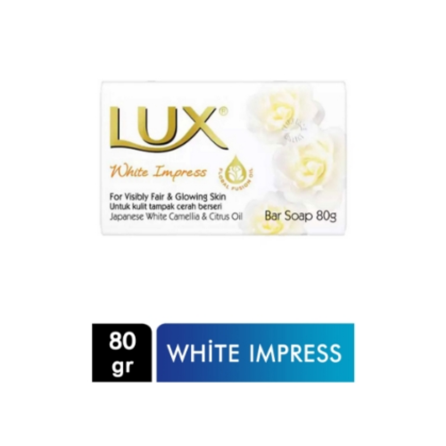 JABÓN EN BARRA LUX 80G ACEITE DE CAMELIA JAPONESA Y CÍTRICOS BRIGHT IMPRESS