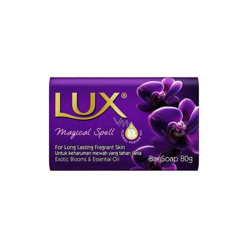 JABÓN EN BARRA LUX 80G MAGICAL MAGIC FLORES EXÓTICAS Y ACEITE ESENCIAL