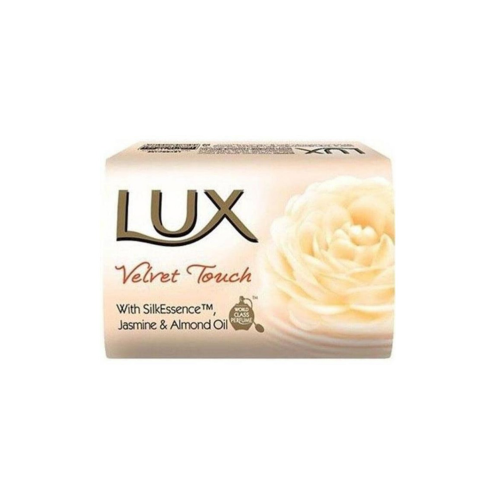 JABÓN EN BARRA LUX 80G ACEITE DE JAZMÍN Y ALMENDRAS CON UN TOQUE DE TERCIOPELO