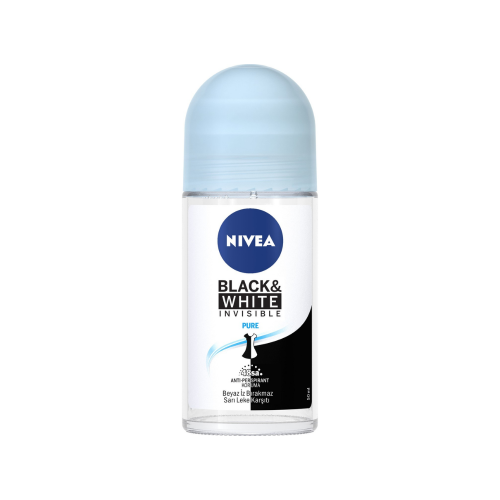 NIVEA ROLL-ON KDN BLANCO Y NEGRO PURO 50ML
