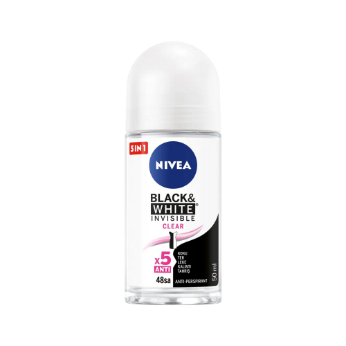 NIVEA ROLL-ON KDN INV BLANCO Y NEGRO TRANSPARENTE 50ML