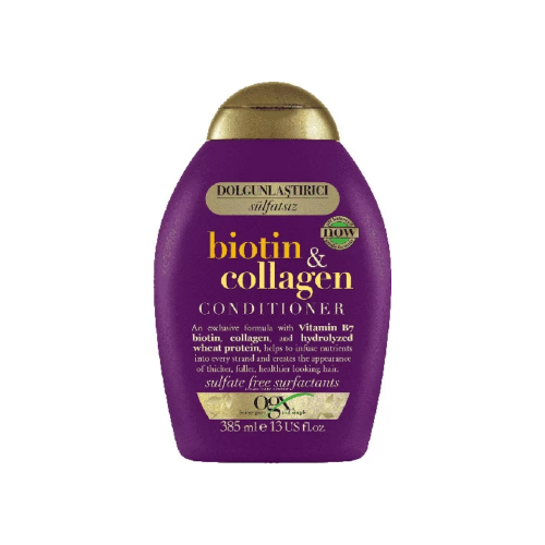 OGX CREMA PARA EL CUIDADO DEL CABELLO CON BIOTINA Y COLÁGENO 385ML
