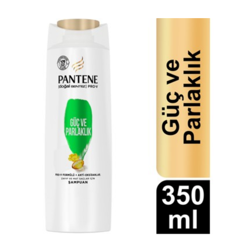 PANTENE CHAMPU 350 ML POTENCIA Y BRILLO