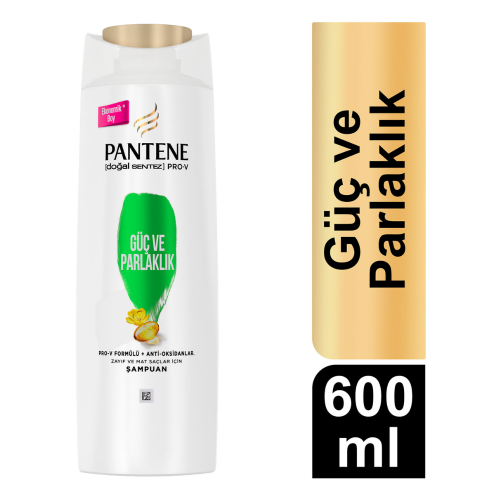 PANTENE CHAMPU 600 ML POTENCIA Y BRILLO